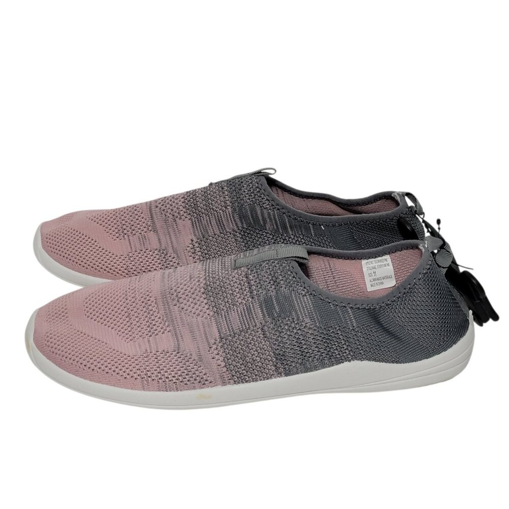DSG Knit Water Shoes Women Size 11 Slip On Pink Gray Ombre Beach Pool Cruise NEW - Picture 3 of 12